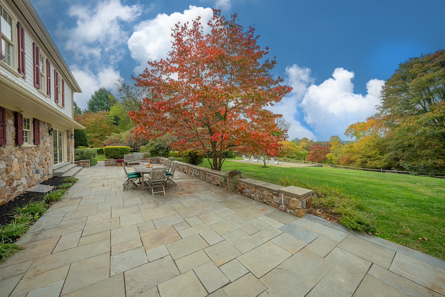 house for sale malvern equestrian farm rear patio