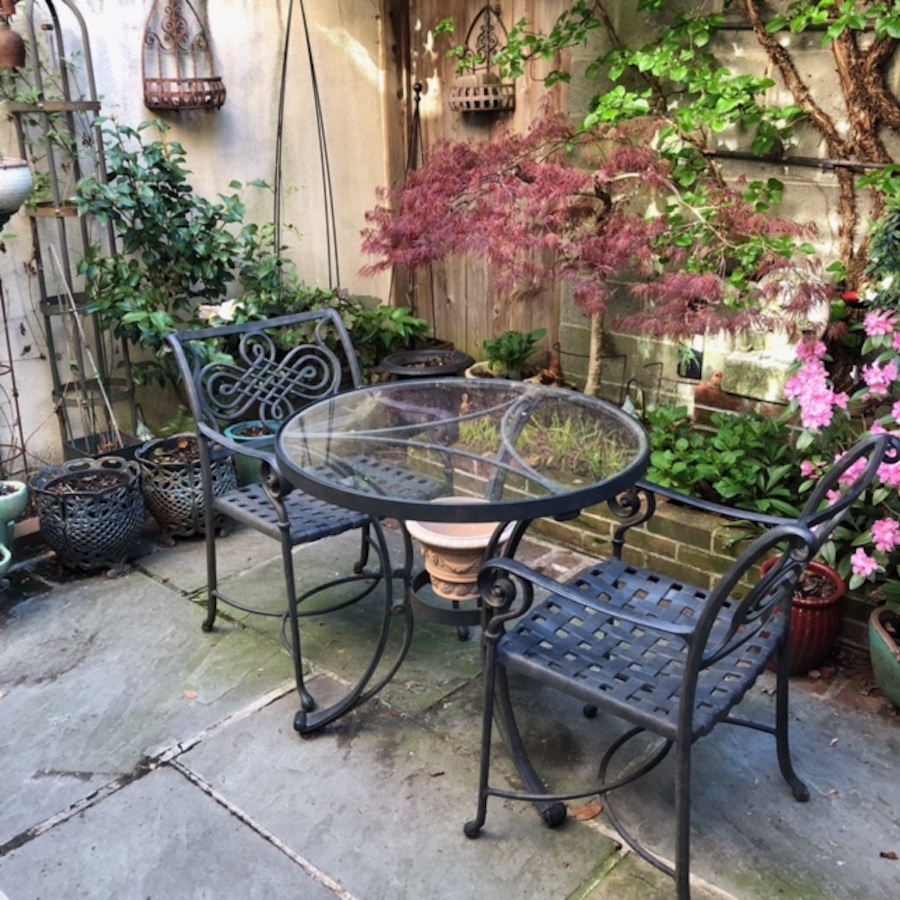 rear patio / garden