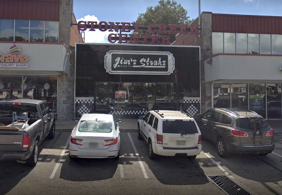 The Delco Jim's Steaks in Springfield, which is going after Jim's West in court