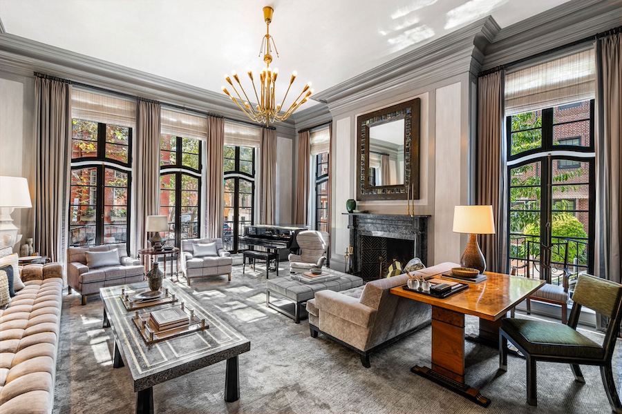 house for sale rittenhouse square second empire mansion living room
