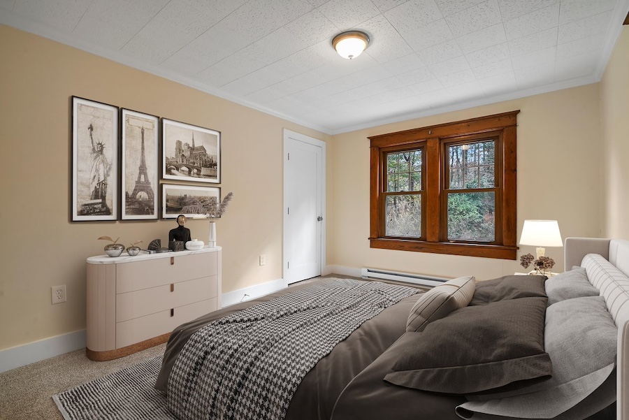 second-floor bedroom