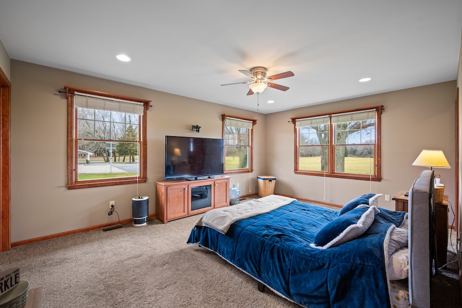 house for sale quinton creekside farmstead primary bedroom