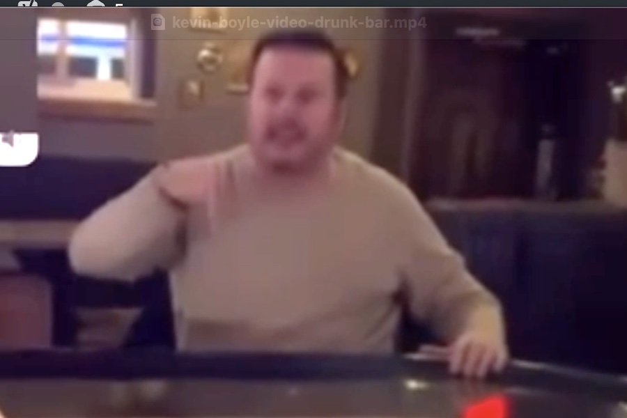Pennsylvania State Representative Kevin Boyle seen drunk at a bar in a viral video