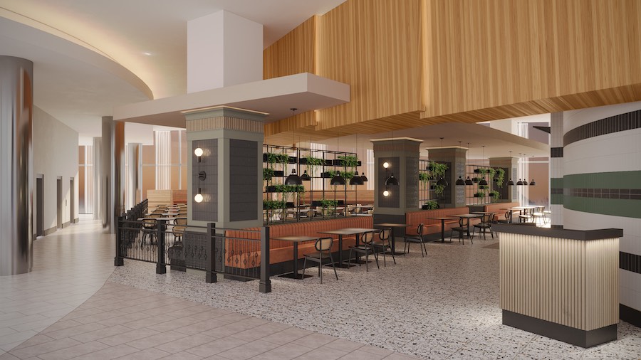 A rendering of the Michael Schulson restaurant Samuel's in Atlantic City (image courtesy Ocean Casino Resort/Michael Schulson)