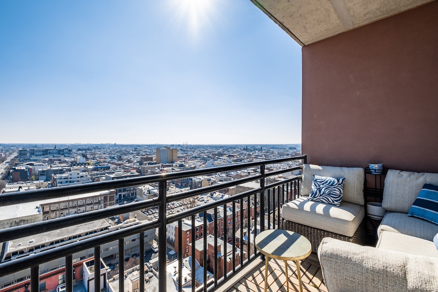 condo for sale avenue of the arts modern balcony