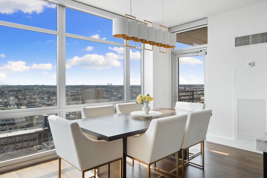 condo for sale avenue of the arts modern dining room