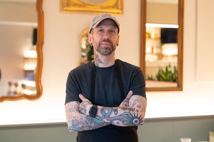 Philadelphia chef George Sabatino, who just replaced Elijah Milligan at Delco hot spot Rosemary in Ridley (photo courtesy Rosemary/Cheryl Betances Photography)