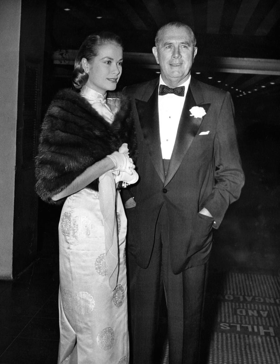 Grace Kelly and father John B. Kelly, Sr.