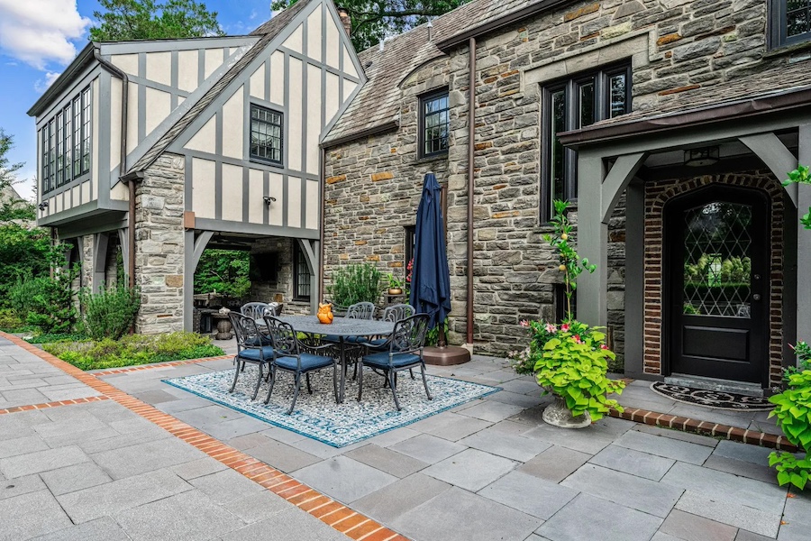house for sale haverford english manor rear patio