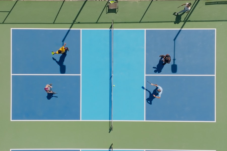 pickleball courts like this one are causing some problems in Lower Merion 