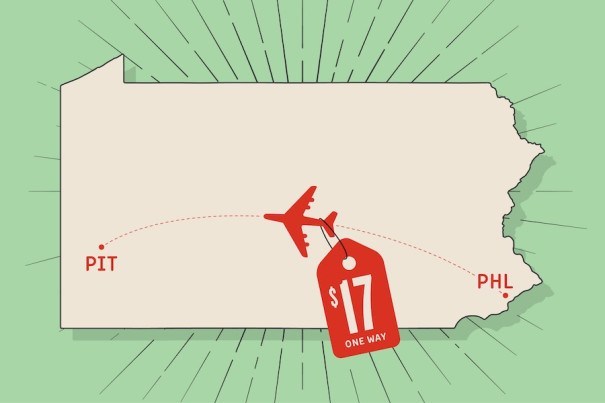 Cheap Flights From Philly to Pittsburgh Are Cheaper Than Driving