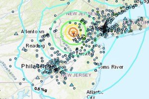 Earthquakes today philadelphia