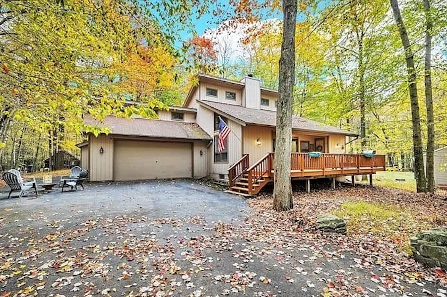 house for sale pocono lake updated contemporary exterior front