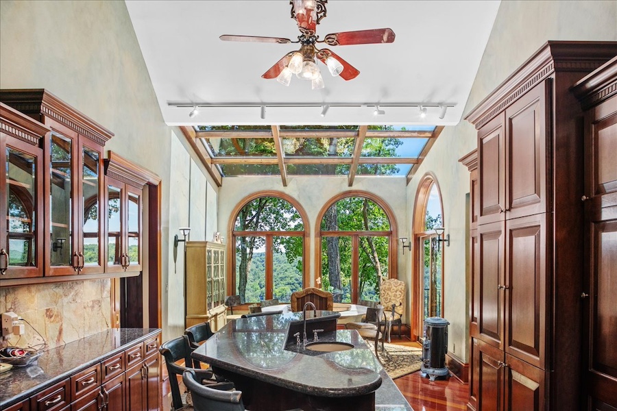 house for sale pipersville hilltop mansion breakfast bar and breakfast room