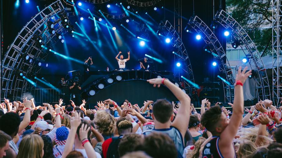 A scene from a previous Made in America festival in Philadelphia (photo courtesy Visit Philly)