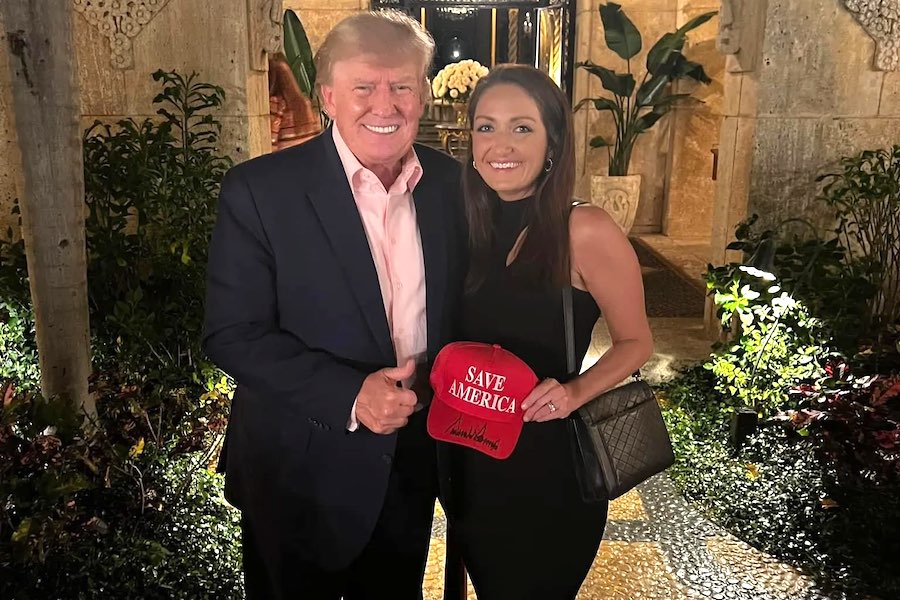 Donald Trump with Pennsylvania mom Clarice Schillinger, who just received her sentence for providing alcohol to her underage daughter and the daughter's underage friends at a drunken party (photo via Clarice Schillinger for PA campaign page)