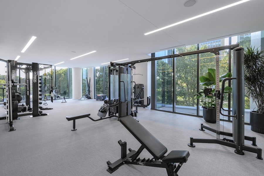 the Ryland apartment profile Fitness center 