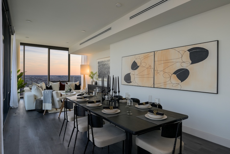 penthouse apartment dining room