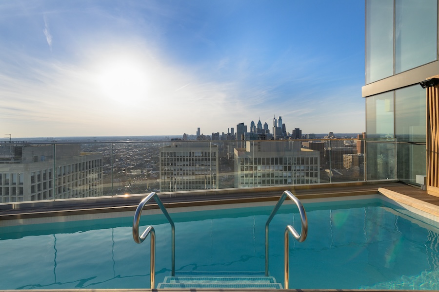 roof deck pool