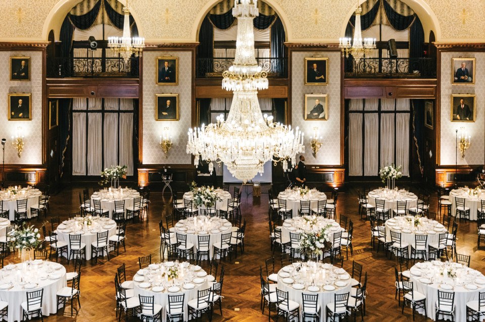 Union League wedding reception