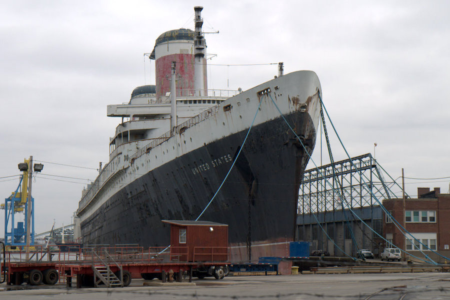 The SS United States in South Philadelphia has been evicted