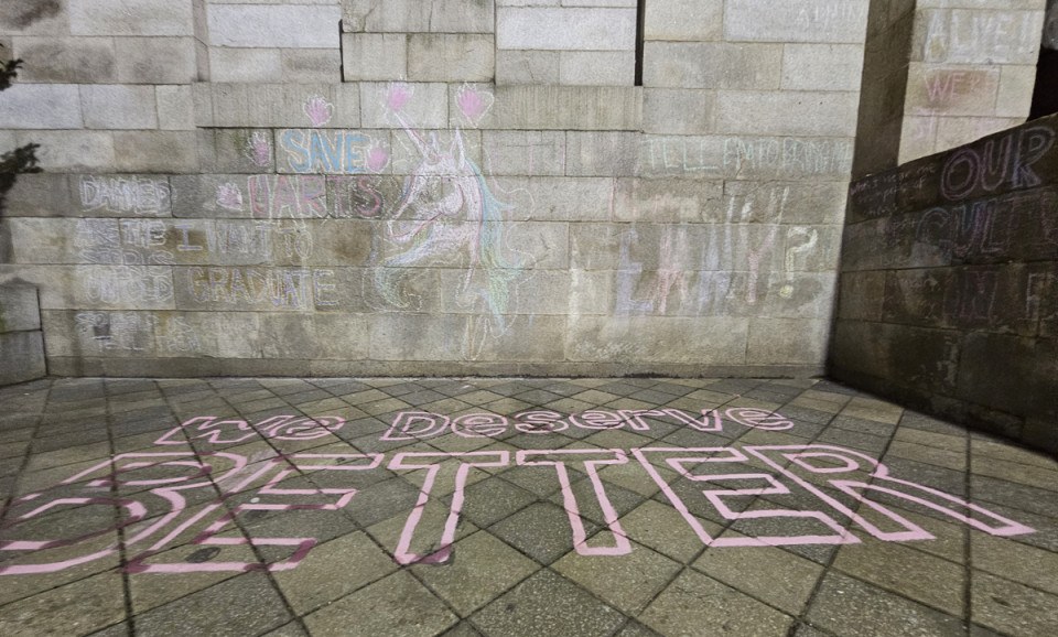 uarts university of the arts closing protest