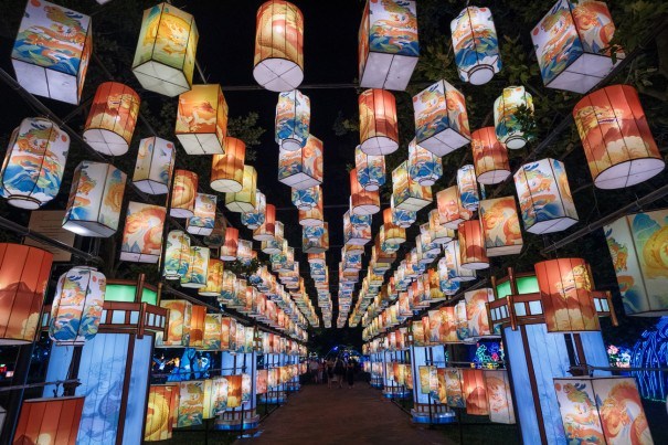 The Philadelphia Chinese Lantern Festival in Franklin Square