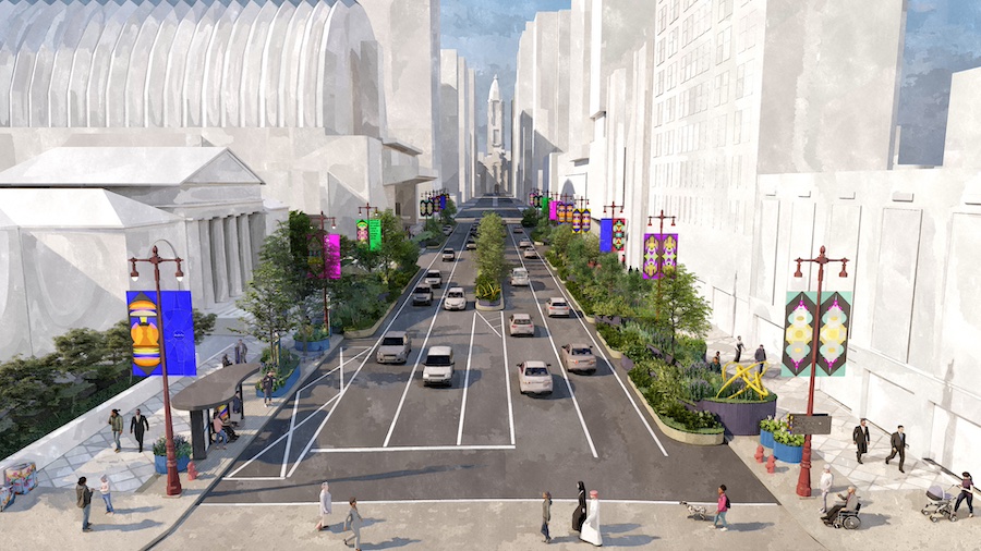 rendering of avenue of the arts 2.0