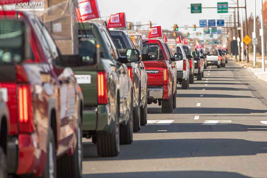 This historic food drive is helping to end hunger, one truck at a time. Here’s how you can help.