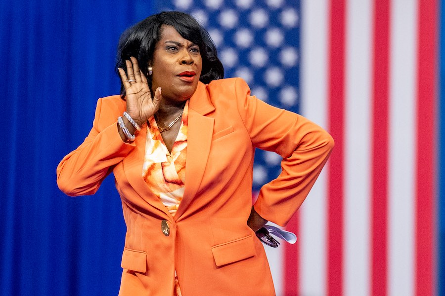 Cherelle Parker at the Kamala Harris-Tim Walz rally in Philadelphia