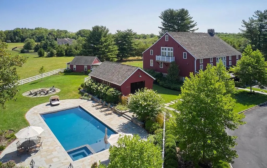 pool, spa and fire pit