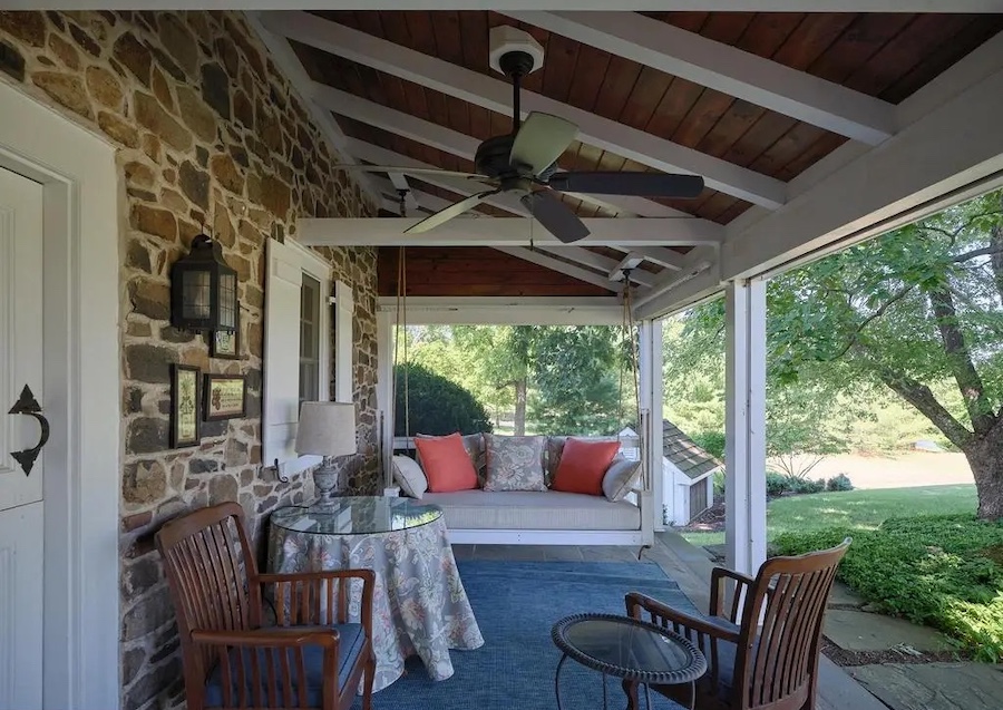 upper makefield country estate house for sale front porch