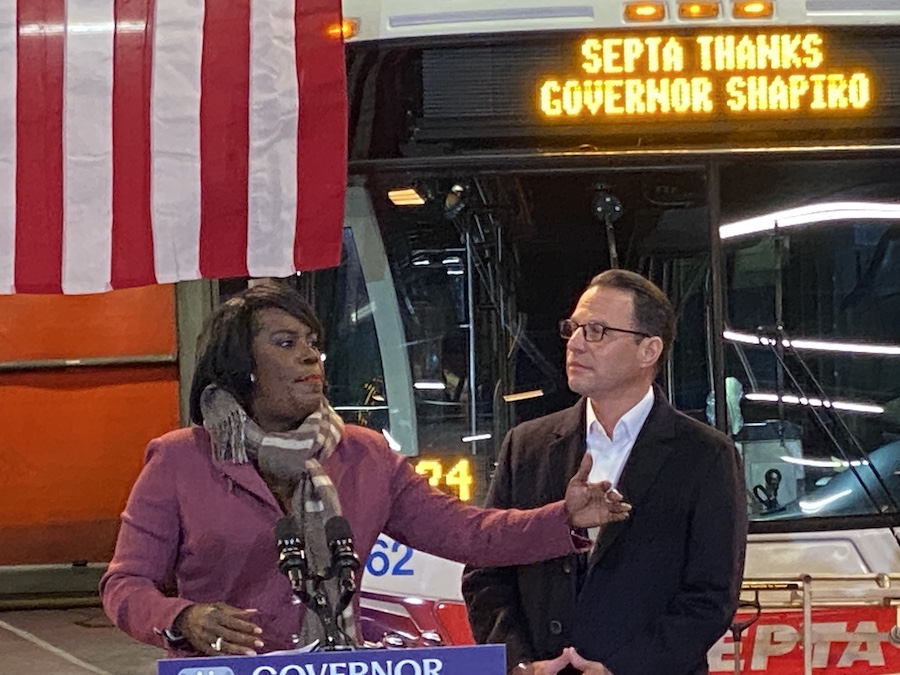 mayor cherrelle parker and governor shapiro