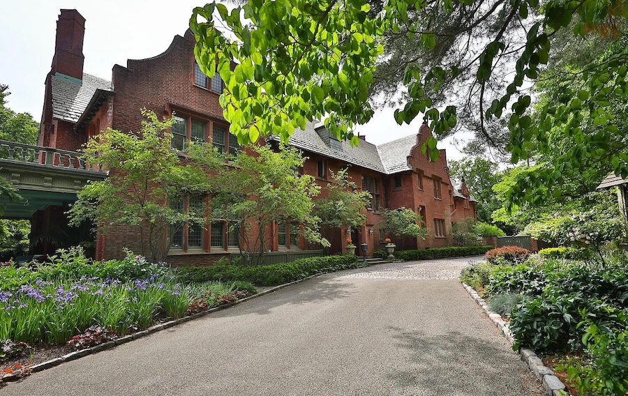 house for sale chestnut hill jacobean revival exterior front