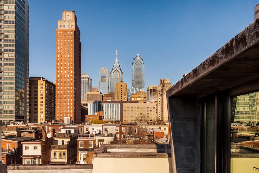 view from roof deck