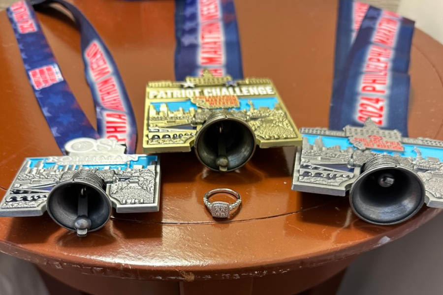 medals and ring