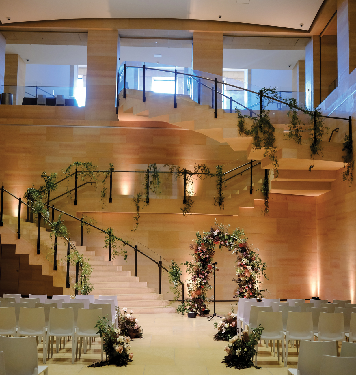 art museum wedding