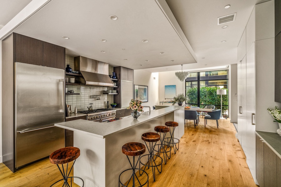 condo for sale fitler square townhouse kitchen