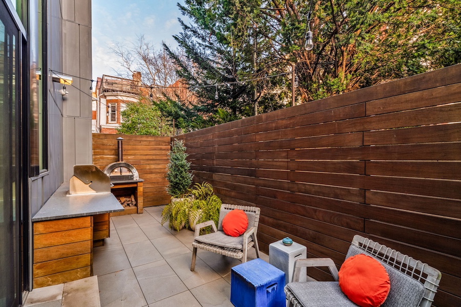 rear patio