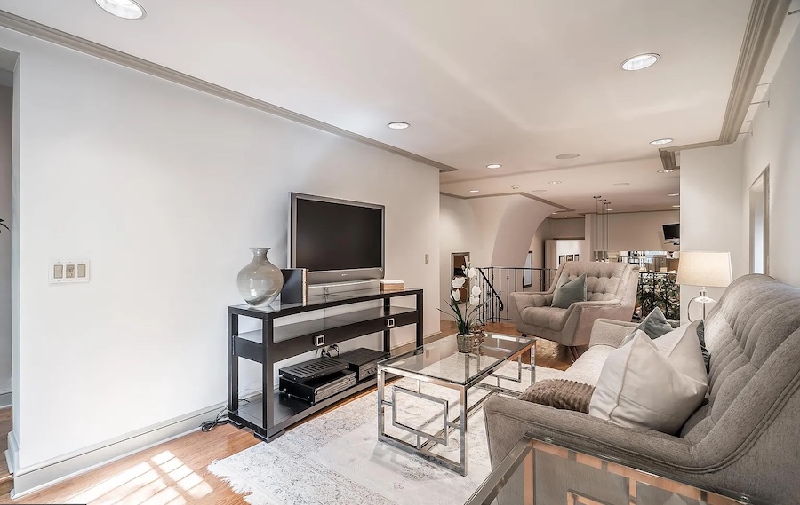 house for sale rittenhouse square modern classic townhouse den