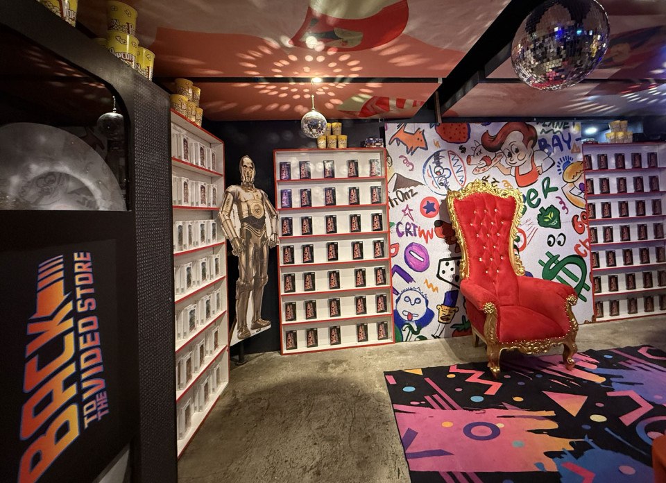 90s Video Store Popup Bar Back 2 The Video Store