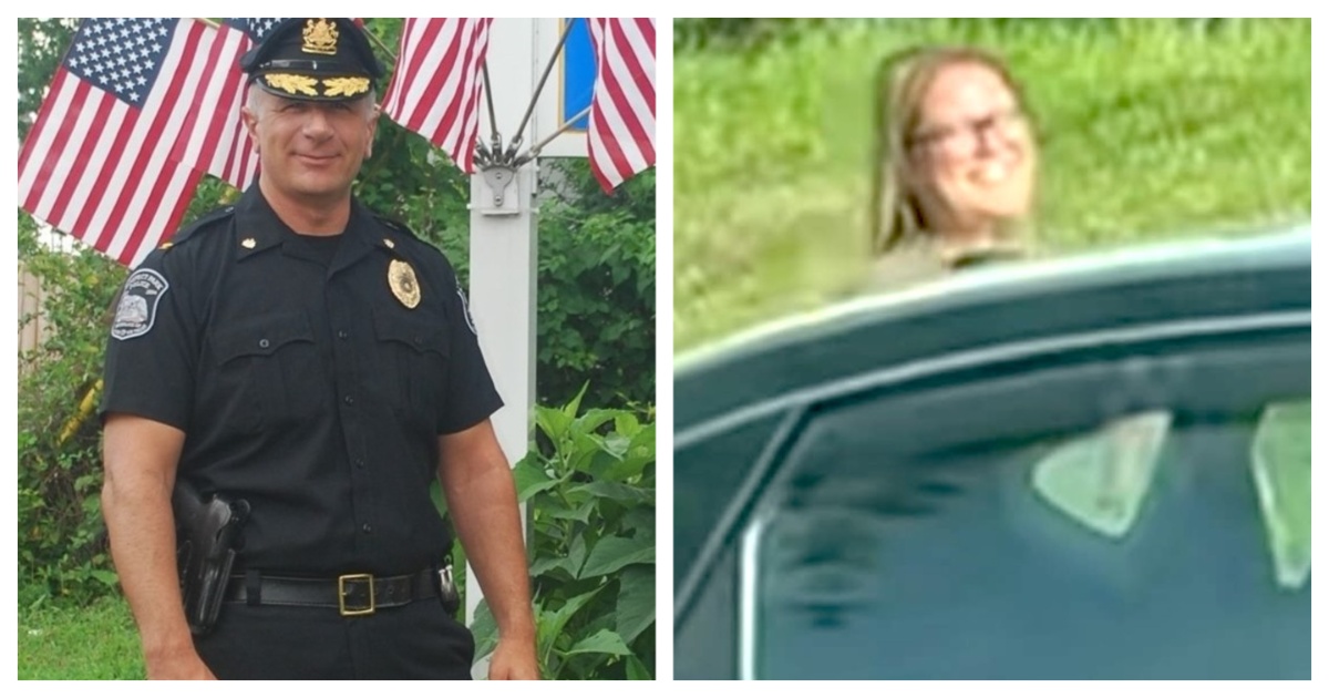 Prospect Park police chief Dave Madonna / Woman seen in Delco Pooper video