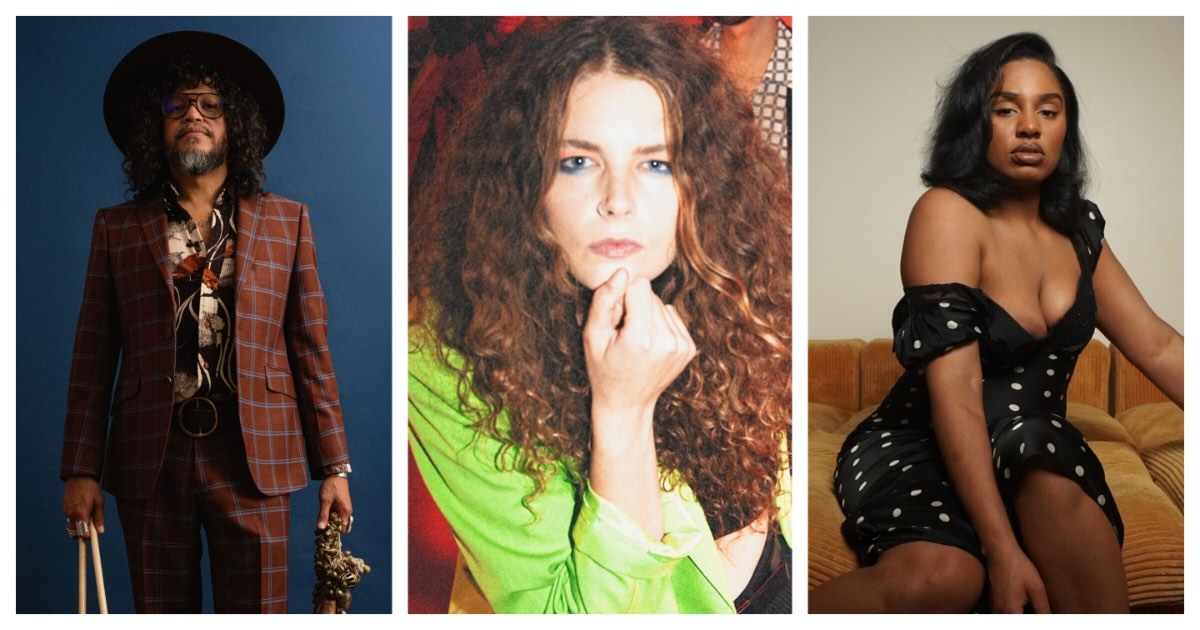 The 2025 Philly Music Fest lineup includes, from left to right: Daniel Villareal, Katie Hackett and the Lunar Year, and Chioke. (Photos courtesy Philly Music Fest)