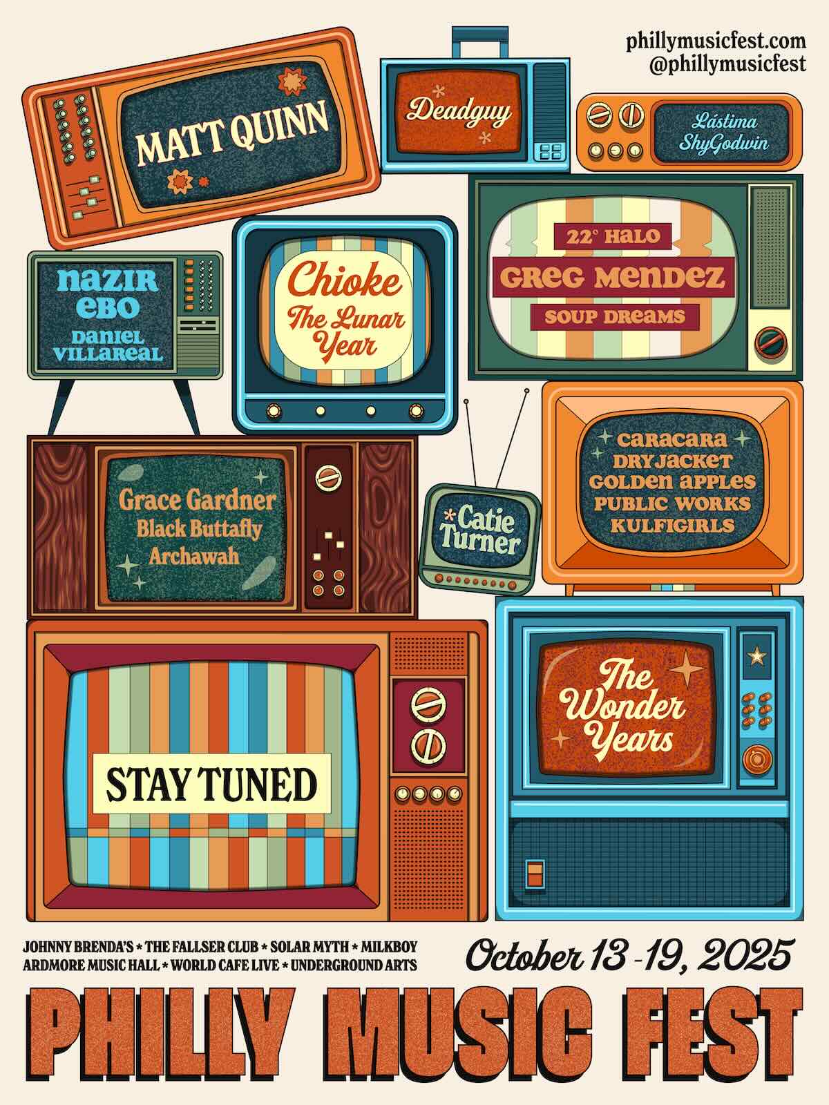 The Philly Music Fest poster