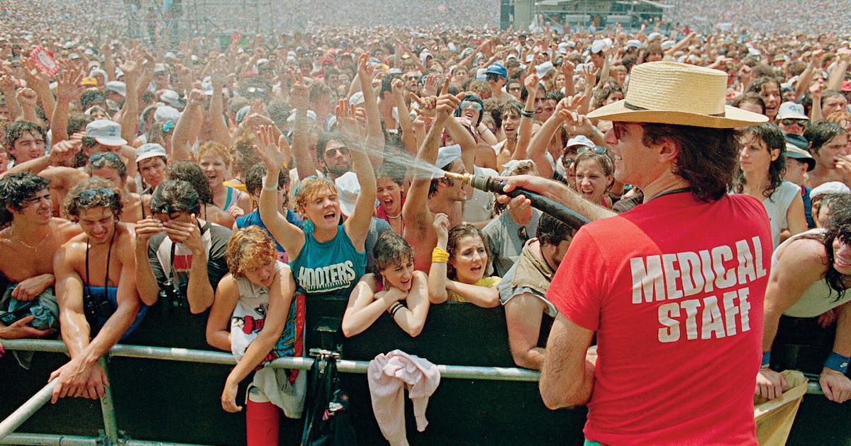 So Just How Hot Was It at Live Aid In Philadelphia?
