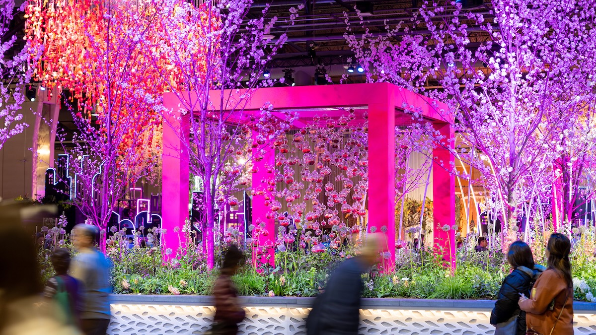 a rendering of an exhibit from the flower show, which is one of the best things to do in philadelphia this week and weekend