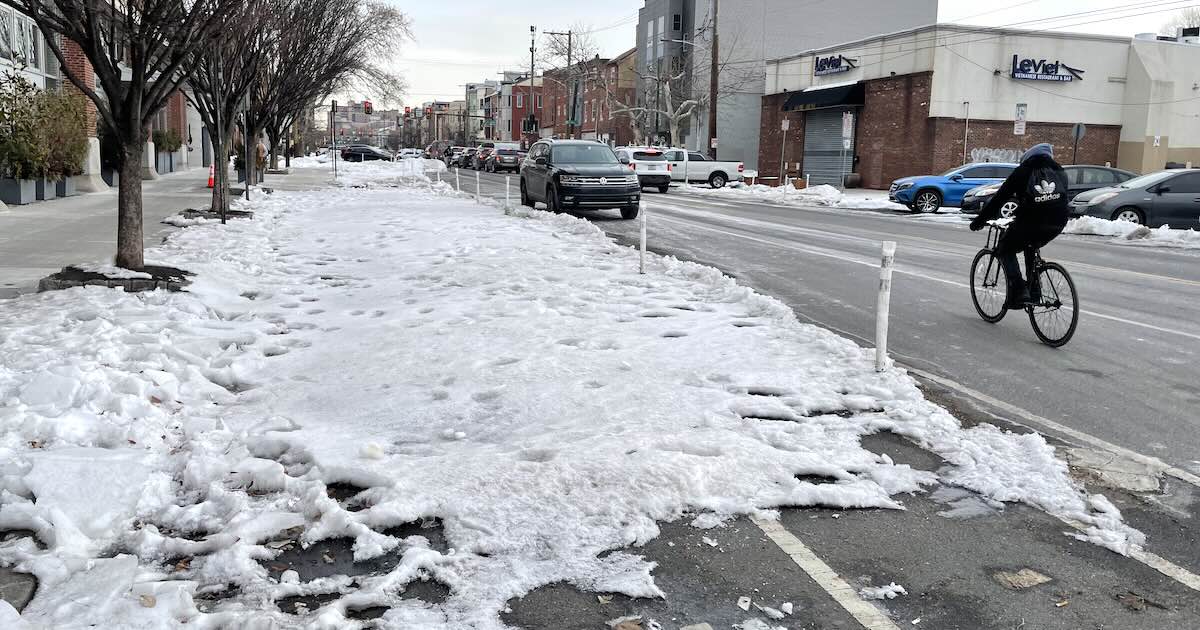 Hey City Hall — When Are You Going to Clear the Bike Lanes?