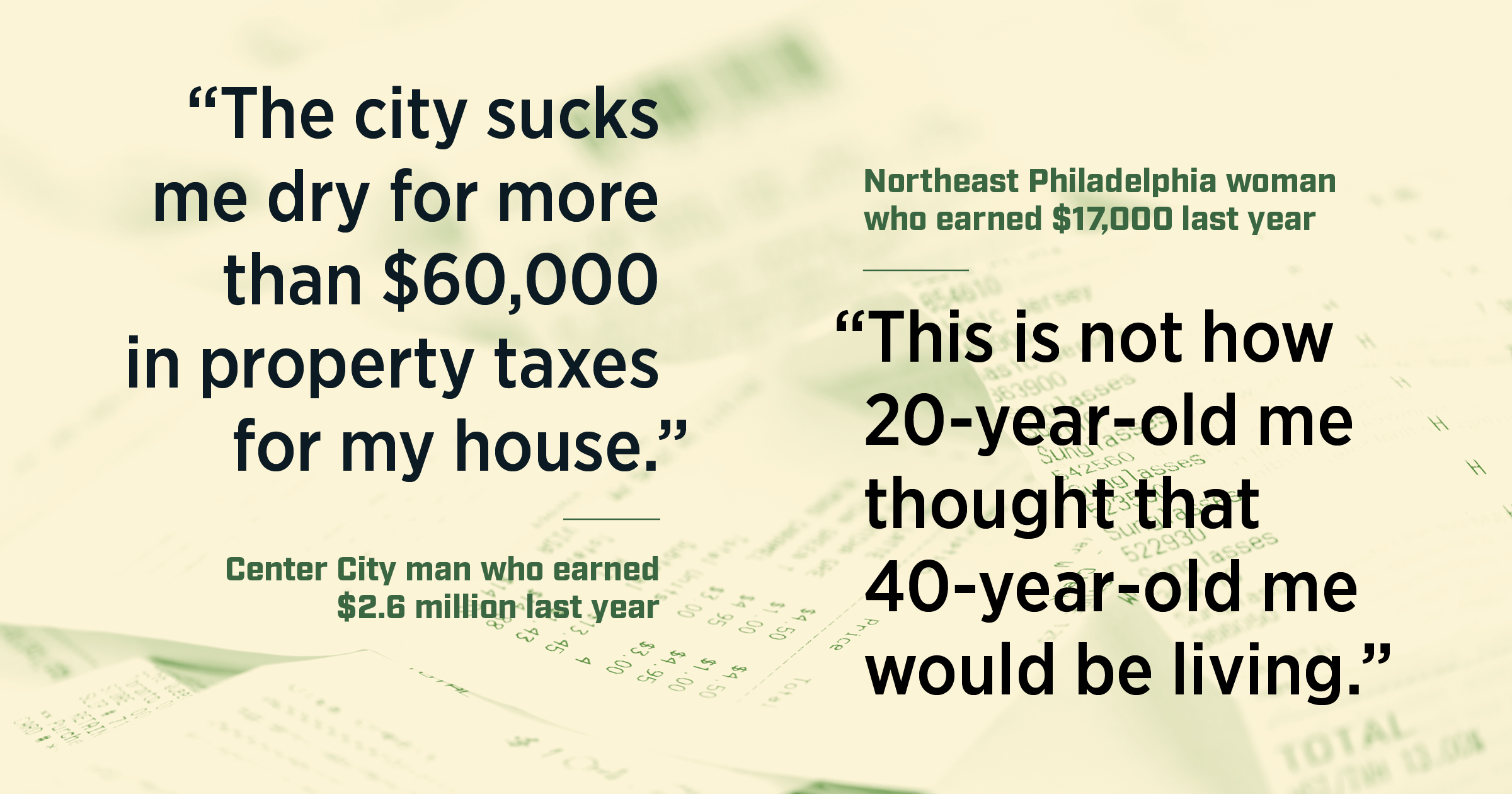 Anonymous Philadelphians Reveal Their Finances to Us