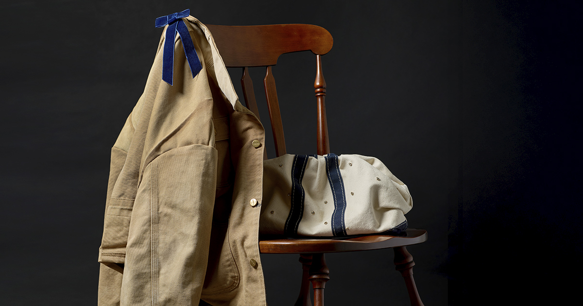 Get Your Hands on Hathaway Hutton’s Clutches Made From Vintage Canvas Totes