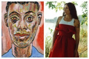 Left: a work from "A Nation of Artists". Right: Katie Crutchfield of Waxahatchee. These are among the best things to do in Philadelphia this week and weekend.
